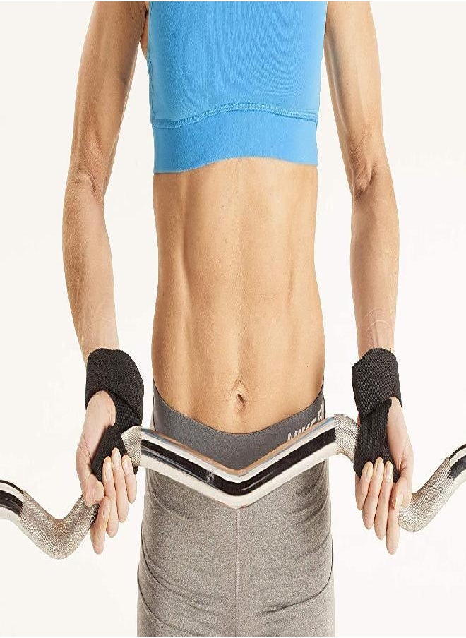 GoFit Cotton Support Wrist Straps - Weight Lifting, Black, Gf-Cws  - Image 5