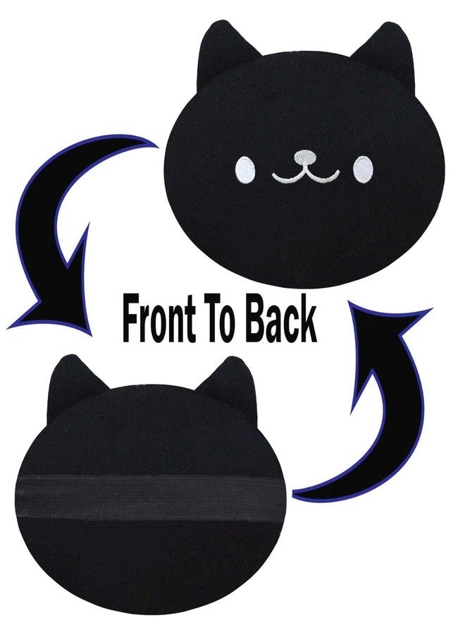 Adroitz Black Neck Rest Car Cushions Compatible with All Cars (Pack of 1) - Image 3