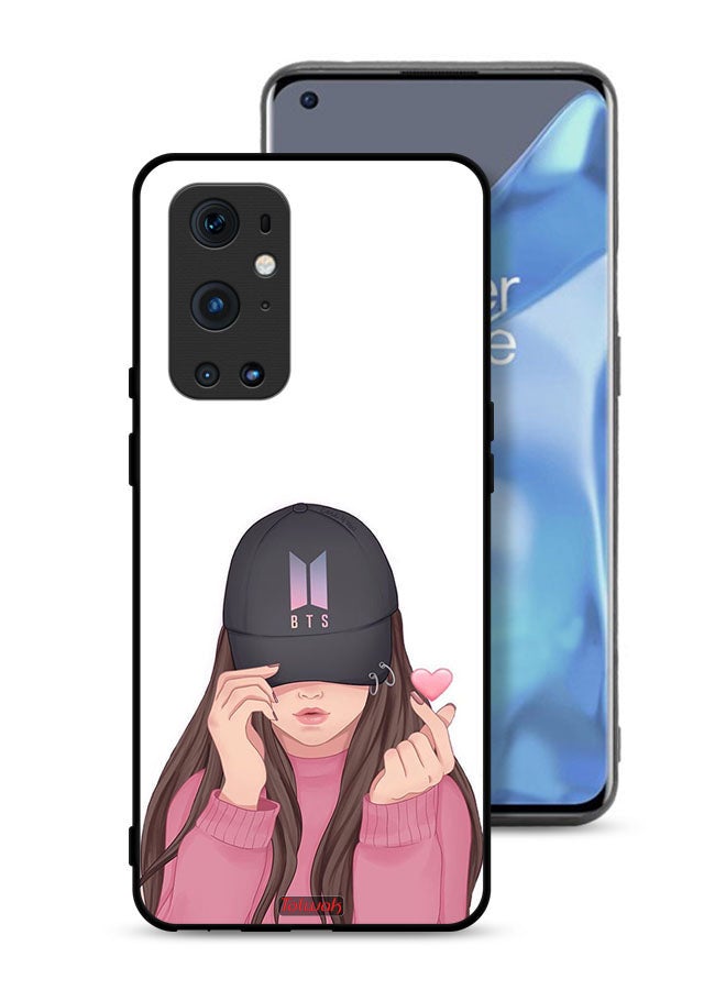 Tolwak OnePlus 9 Pro 5G Protective Case Cover Girl Making Snap - Image 1