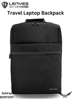 Lenyes Travel Laptop Backpack for School College Work Multipurpose Waterproof High Quality Shockproof Slim Durable Backpack Ideal for Business Model LB505  - Image 1
