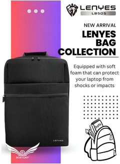 Lenyes Travel Laptop Backpack for School College Work Multipurpose Waterproof High Quality Shockproof Slim Durable Backpack Ideal for Business Model LB505  - Image 2