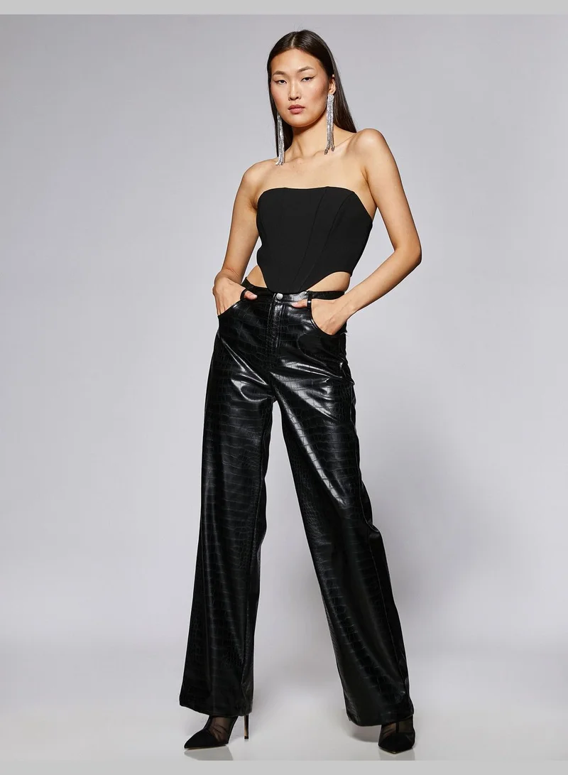كوتون Strapless Corset Looking Torsolette