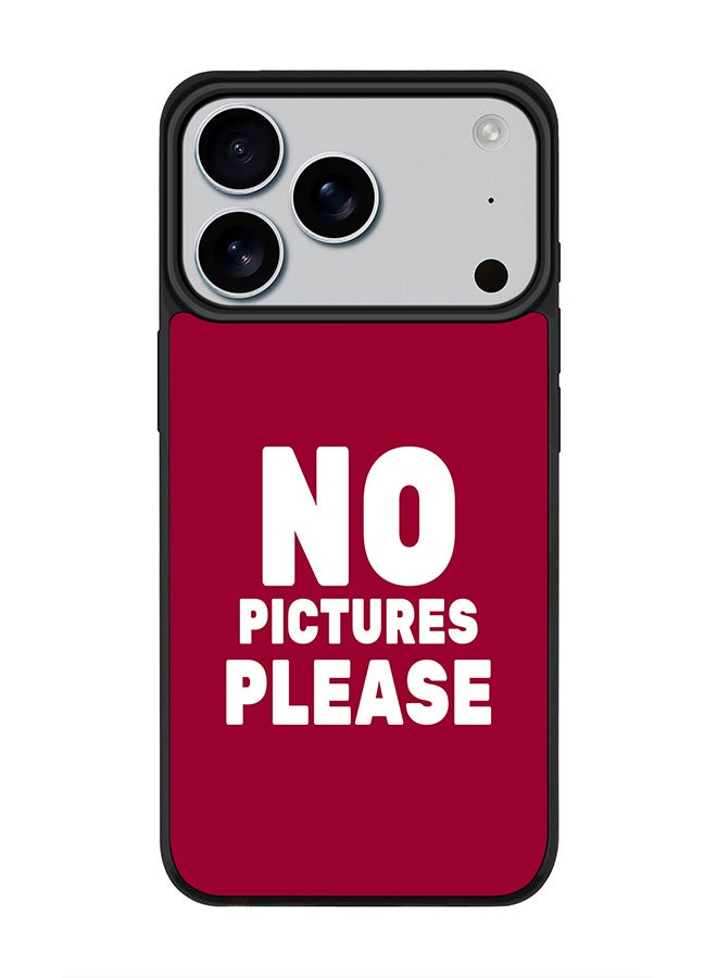 Stylizedd iPhone 17 Pro Case, [Compatible with MagSafe] Slim Magnetic cover Phone Case iPhone 17 Pro -No pictures please - Image 1