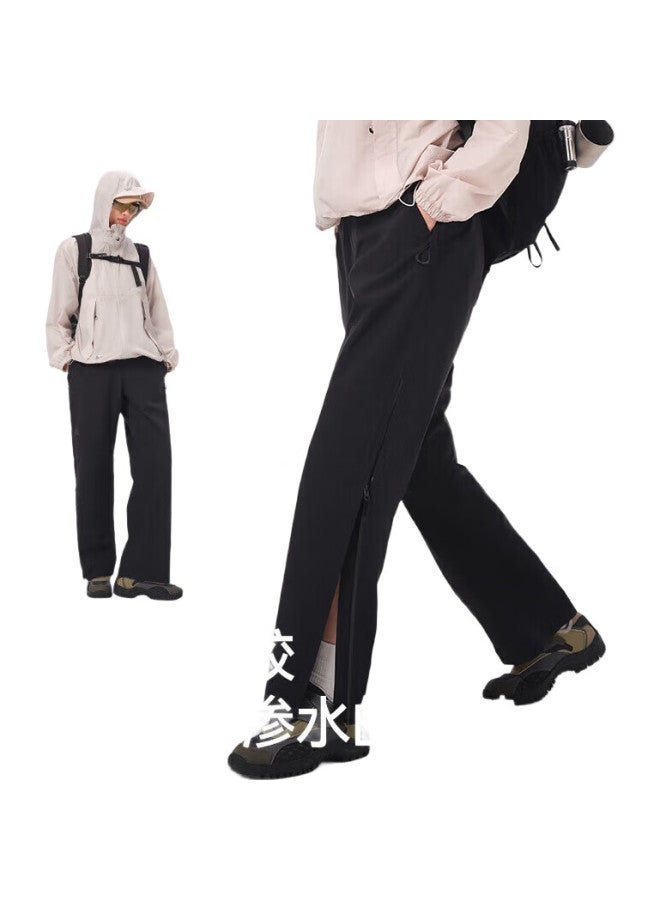 PELLIOT [Shanke] Hard Shell Tactical Pants For Men And Women, Waterproof, Hiking, Durable Workwear Trousers 12410202 Black S - Image 2