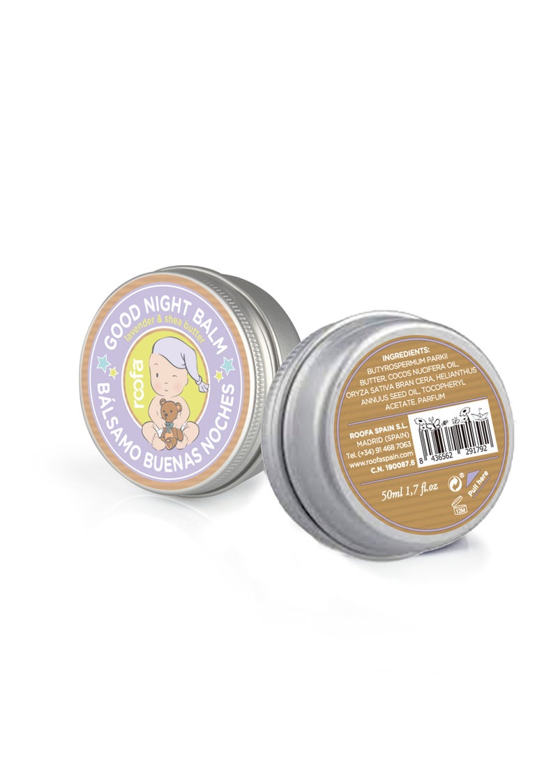 Roofa Spain Good Night Mom & Baby Balm with Lavender & Shea Butter 50g  - Image 2