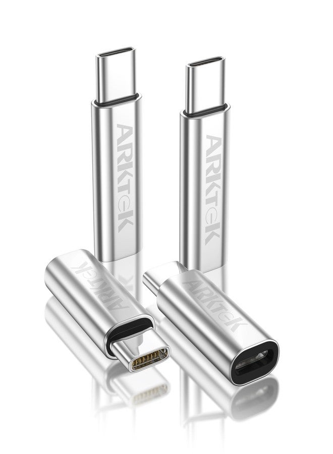 ARKTEK USB-C Male to Lightning Female Adapter Convert Lightning to USB Type C Cable for iPhone 17 16 Series AirPods 4 Pro 2 Galaxy S24 Series Google Pixel 9 - Charging Only (4 Pack) - Image 1