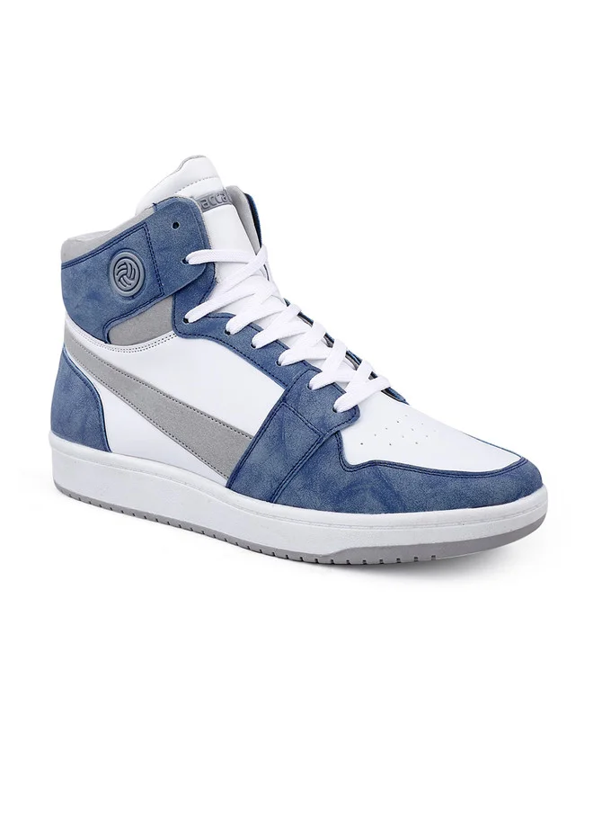 باكا بوتشي Men Blue Colourblocked Sneakers