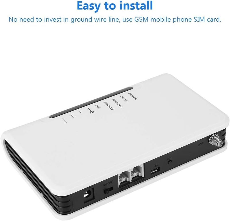 كلاراكو محطة لاسلكية، محطة لاسلكية ثابتة رباعية النطاق GSM 850/900/1800/1900MHz إنذار 100-240 فولت للمنزل (قابس أمريكي) - Image 5