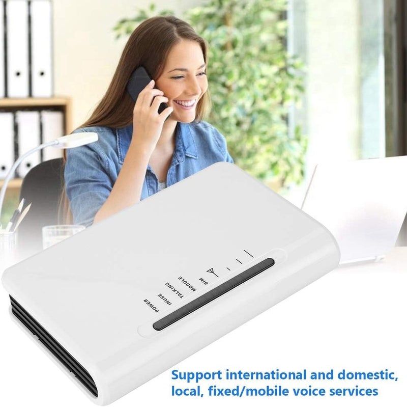 كلاراكو محطة لاسلكية، محطة لاسلكية ثابتة رباعية النطاق GSM 850/900/1800/1900MHz إنذار 100-240 فولت للمنزل (قابس أمريكي) - Image 3