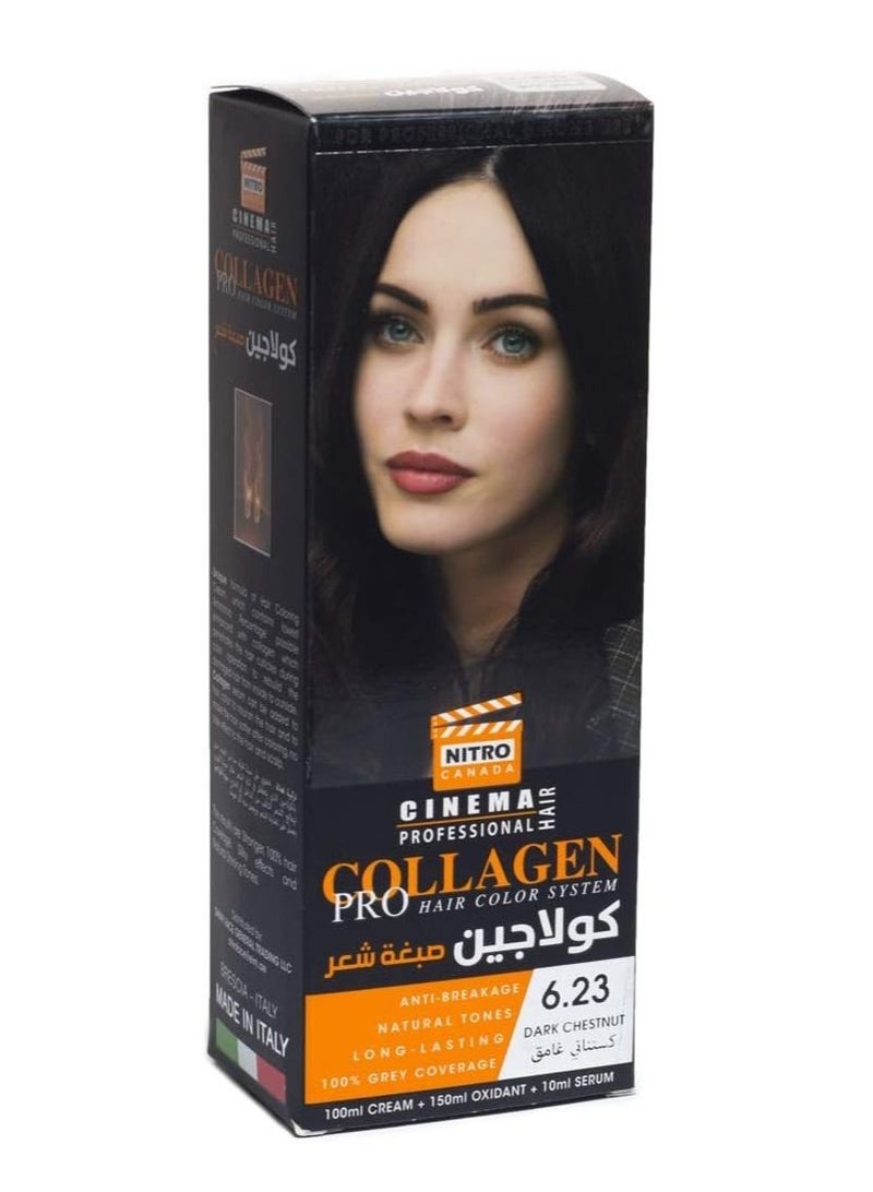 نيترو كندا صبغة شعر كولاجين كستنائي غامق 6.23