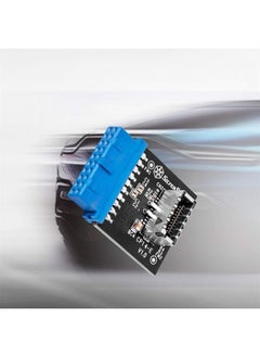 SilverStone Technology Silverstone CP14-E, USB 3.0 Internal 19 Pin Header to USB 3.1/3.2 Type-C (20 Pin) Key A Adapter Card for USB Type-C Port, SST-CP14-E  - Image 5