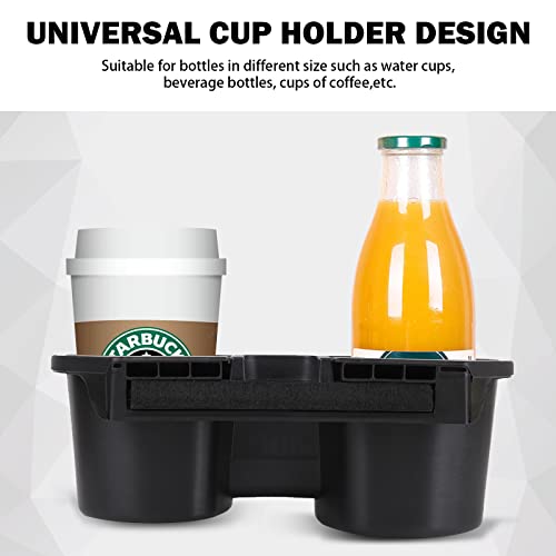 KanSmart Cup Holder Insert for Honda Civic Cup Holder 2016 2017 2018 2019 2020 2021 Honda Civic Accessories Lx Ex Si Sport Hatchback Center Console Drink Cup Holder 83446-TBA-A01ZA Black - Image 2