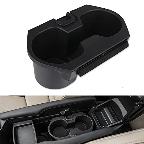KanSmart Cup Holder Insert for Honda Civic Cup Holder 2016 2017 2018 2019 2020 2021 Honda Civic Accessories Lx Ex Si Sport Hatchback Center Console Drink Cup Holder 83446-TBA-A01ZA Black - Image 1