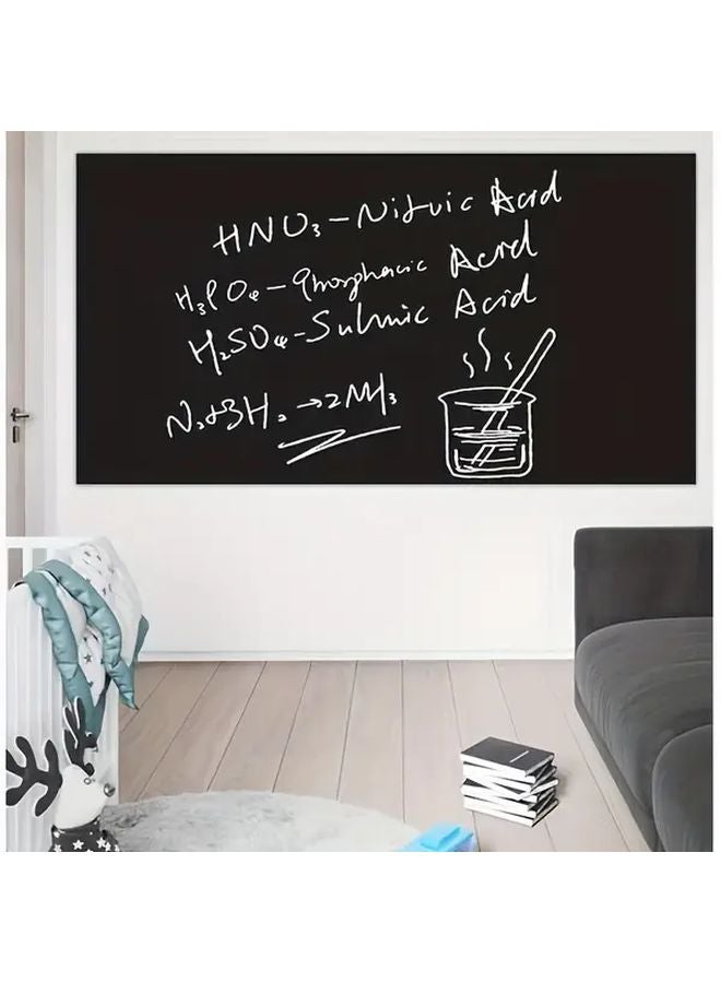 Self Adhesive Whiteboard Green Board with Eraser 47 Inch Removable Flower Patterns White - Image 4