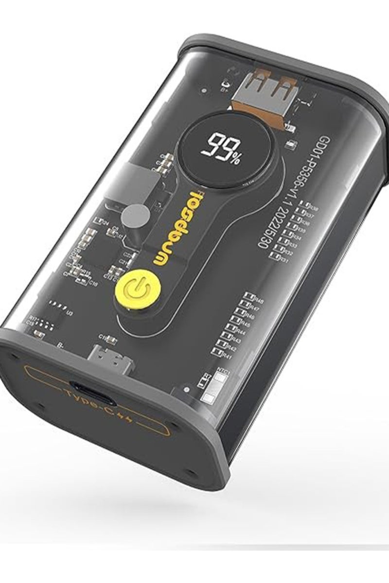 Wrapsol Portable power bank charger 10000mAh with fast charging 20W Type-C and 22.5W USB-A - Image 2