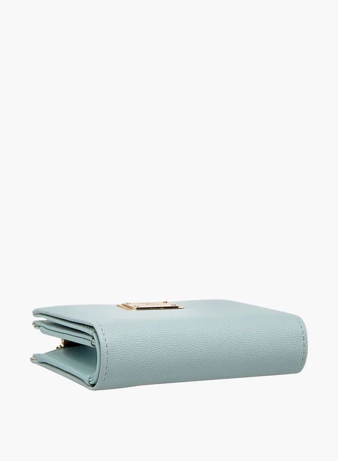 Flora Bella By Shoexpress Textured Bi-Fold Wallet