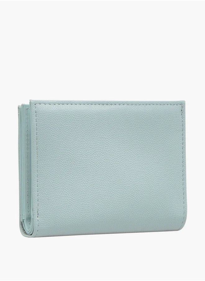 Flora Bella By Shoexpress Textured Bi-Fold Wallet