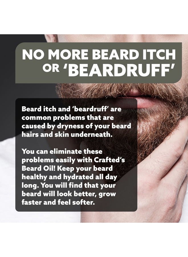 Crafted Beards Beard Oil by Crafted Beards - Beard Oil Conditioner - Leave Your Beard Feeling Amazing - All Natural Ingredients - No Residue - Mustache Oil - 1oz - Made in the USA (Honey CoCo Mango) - Image 2
