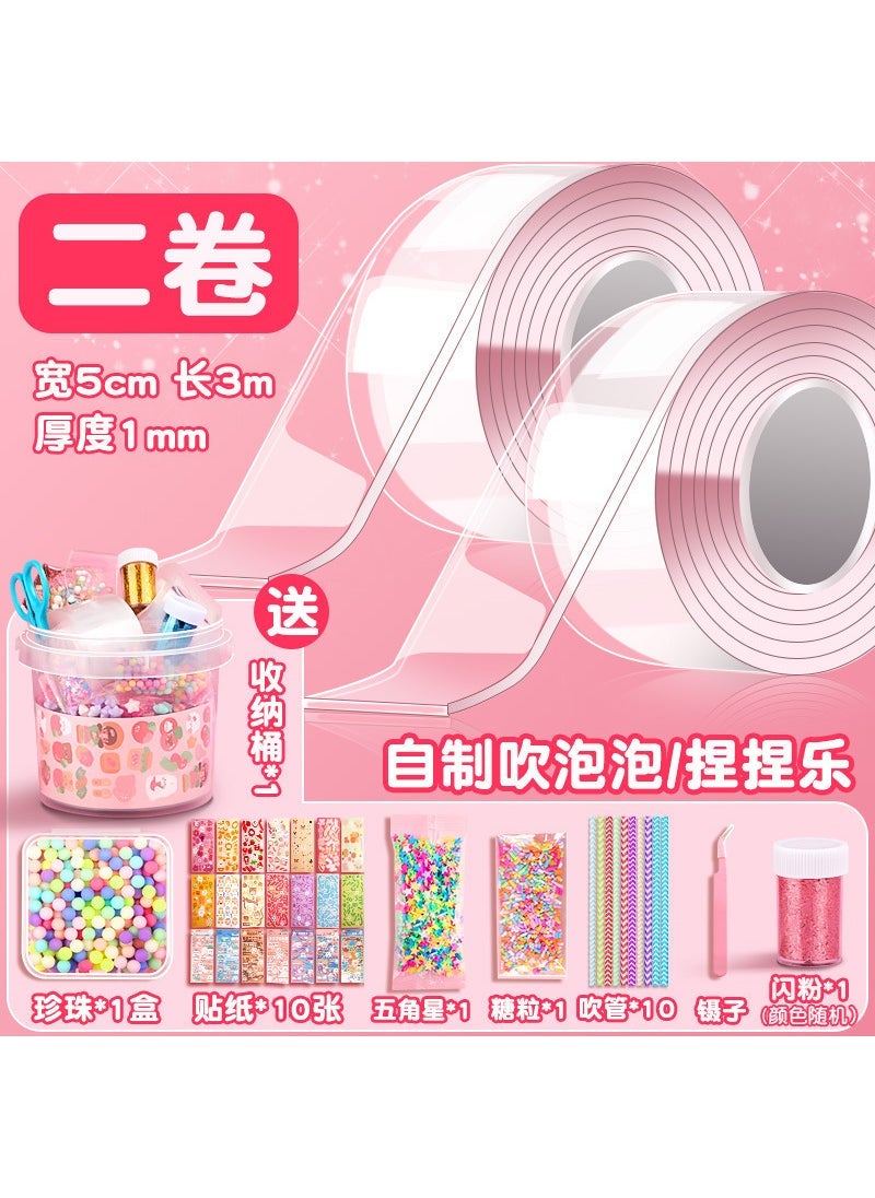 Generic Bubble blowing decompression artifact nano tape special water ball homemade nano glue hollow bubble pinch music material package - Image 4