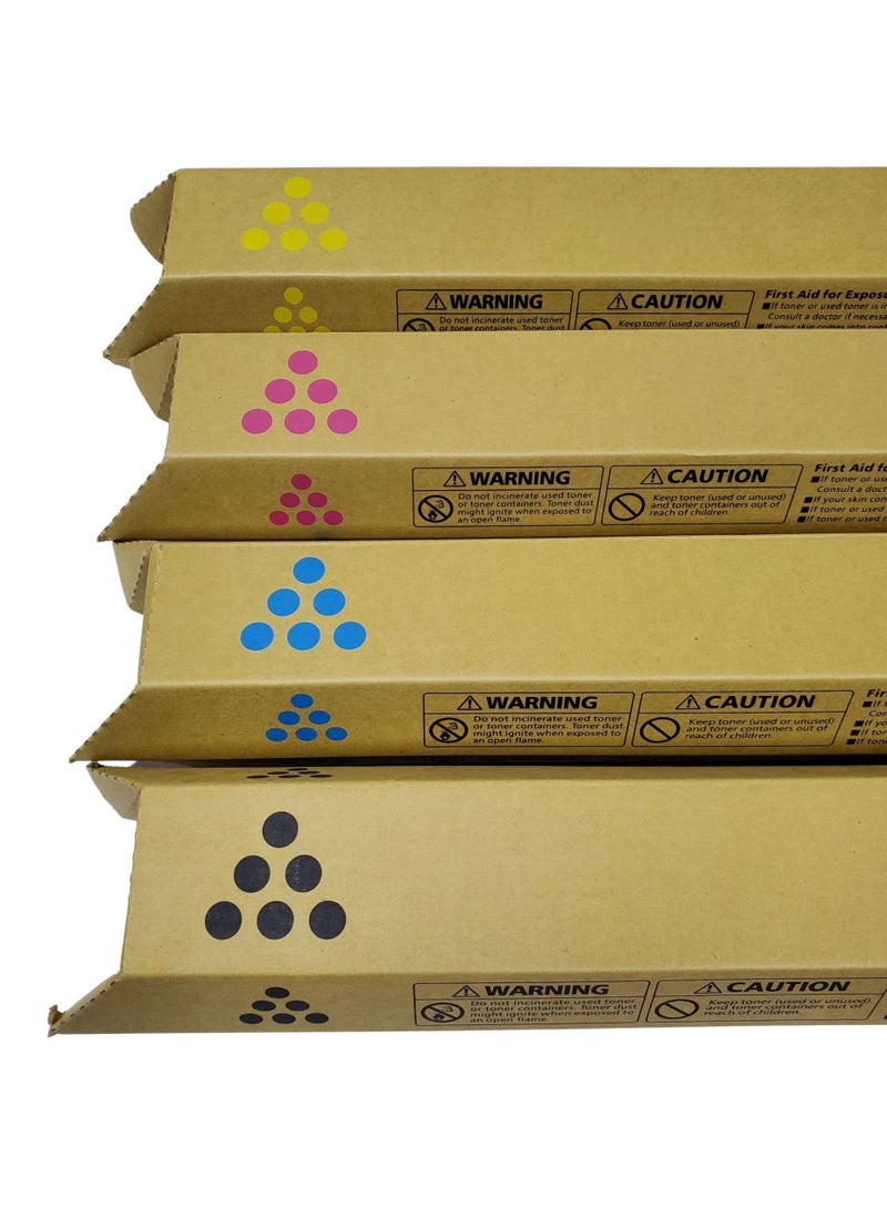 Z-Black Compatible Toner Cartridge for Ricoh MP-C4502 / C5502 ( All 4 Pieces Complete Set ) - Image 2
