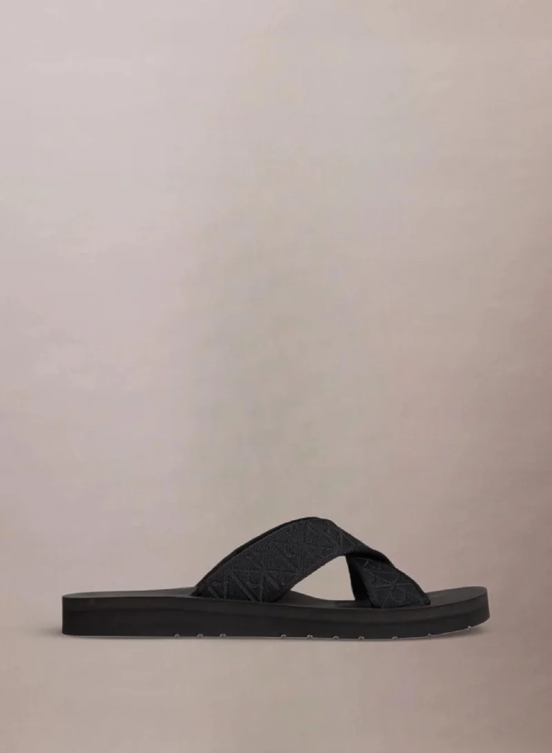 Calvin Klein Leonidas - Logo Webbing Sandals