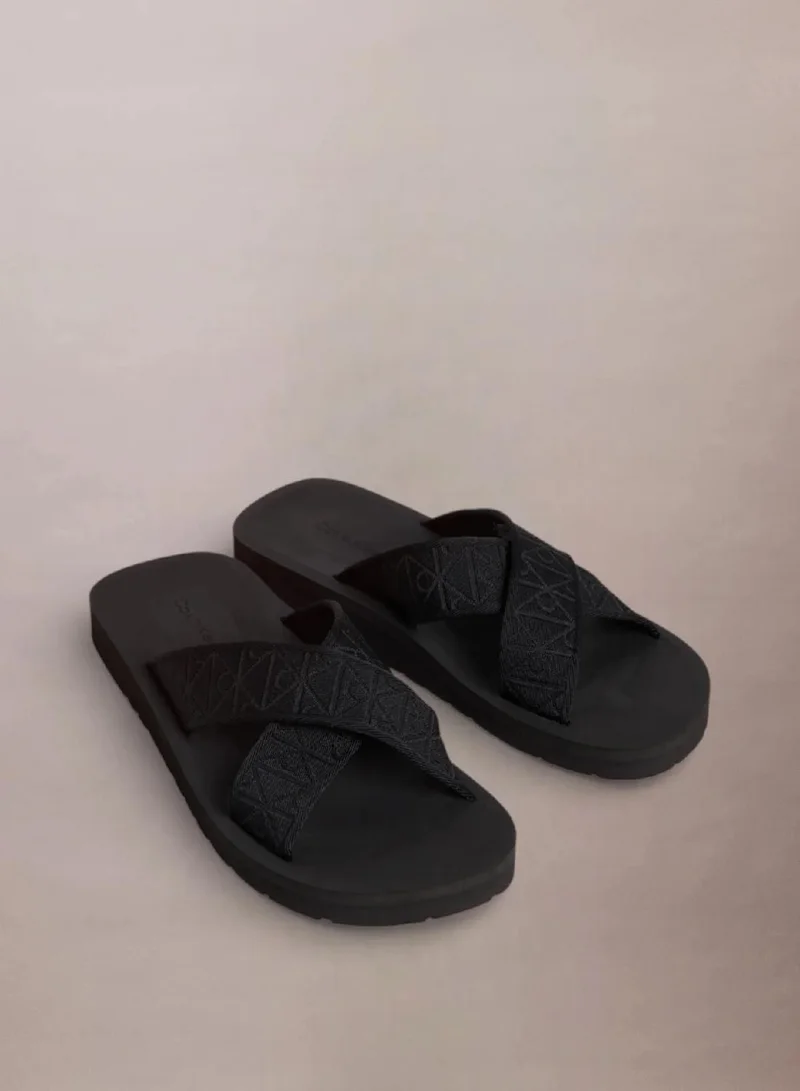 Calvin Klein Leonidas - Logo Webbing Sandals