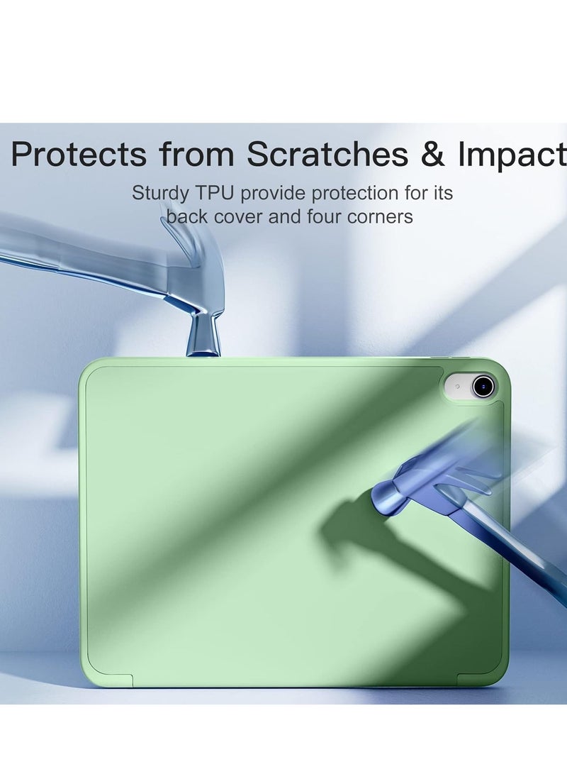 JAJEEK Compatible with iPad 10th Generation Case 10.9 Inch 2022, Slim Trifold Stand Protective Cover with Pencil Holder, Soft TPU Back, Auto Sleep/Wake Function, Lightweight, Durable, and Easy to Carry - Image 4