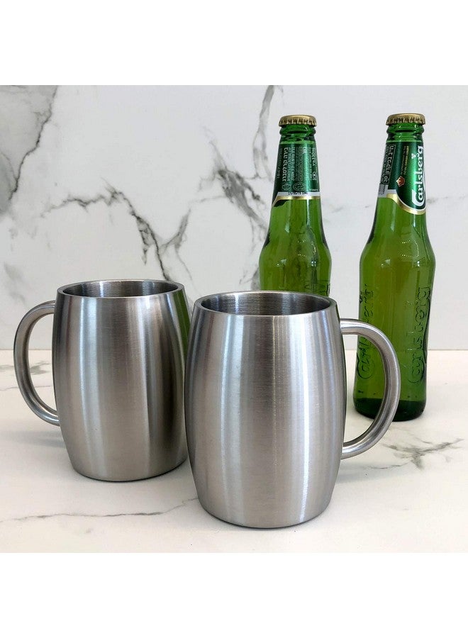 CHILLOUT LIFE Stainless Steel Insulated Coffee Mugs Set of 2 (14oz) - Double Wall Coffee Cups with Spill Resistant Lid & Strong Handle, Shatterproof Cups for Cold Drinks and Hot Beverages - Image 4