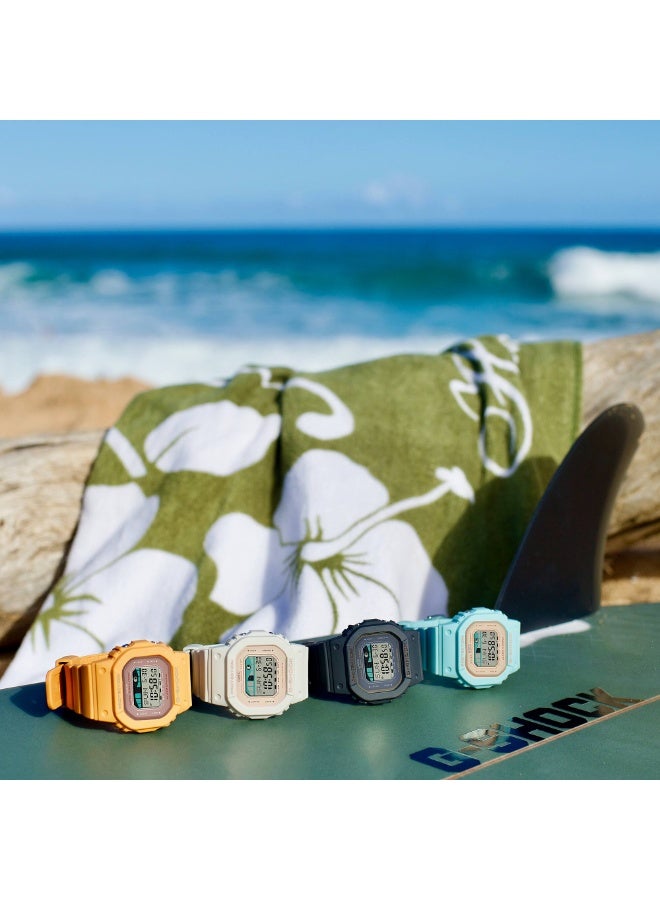 Casio G-SHOCK GLX-S5600-7DR G-LIDE Digital Surf Watch Tide Graph Moon Data Shock Resistant 200m Water Resistant LED Backlight World Time Stopwatch Countdown Timer Alarms Auto Calendar - Image 5