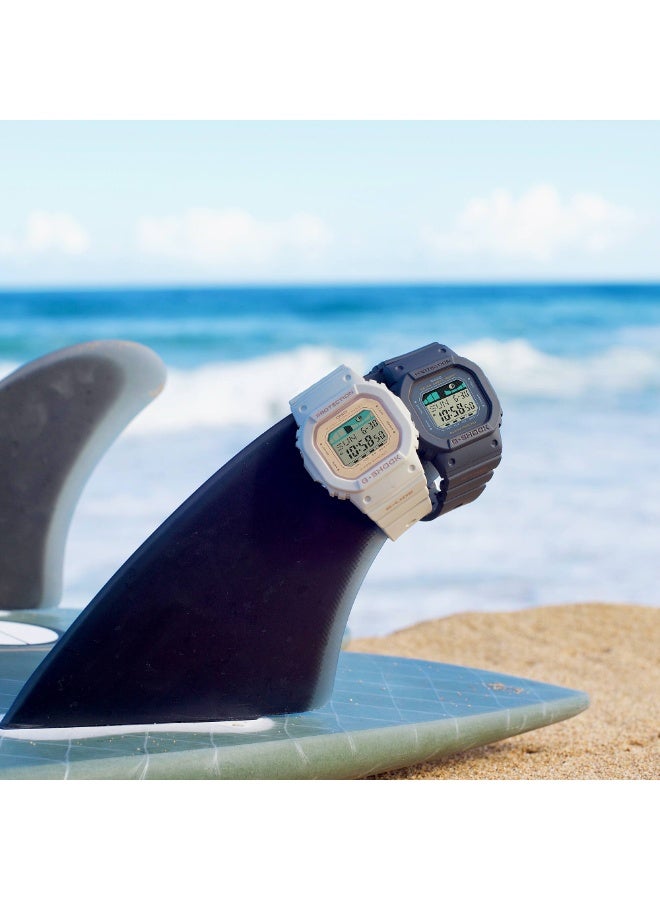 Casio G-SHOCK GLX-S5600-7DR G-LIDE Digital Surf Watch Tide Graph Moon Data Shock Resistant 200m Water Resistant LED Backlight World Time Stopwatch Countdown Timer Alarms Auto Calendar - Image 4