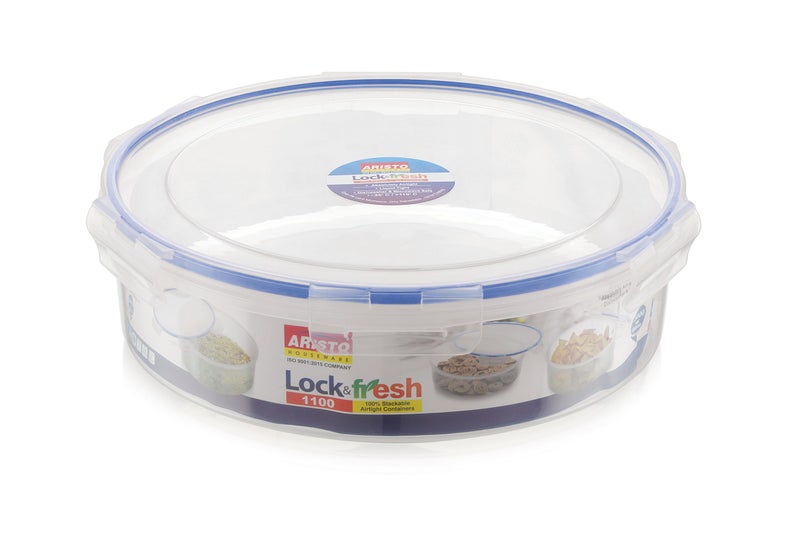 Aristo LOCK & FRESH-1100 |Container for Kitchen Storage Set Plastic Storage Container |3000ml, 1-Piece Storing grains, pulses, snacks etc - Image 2