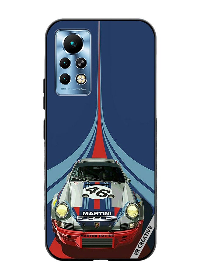 VR CREATIVE Protective Case Cover For Infinix Note 11 Pro Martini Porsche 46 Racing Car Design Multicolour - Image 1
