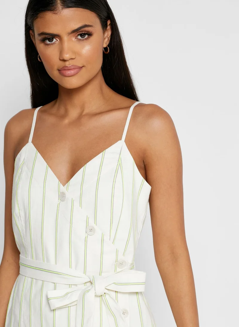 BANANA REPUBLIC Button Detail Wrap Dress
