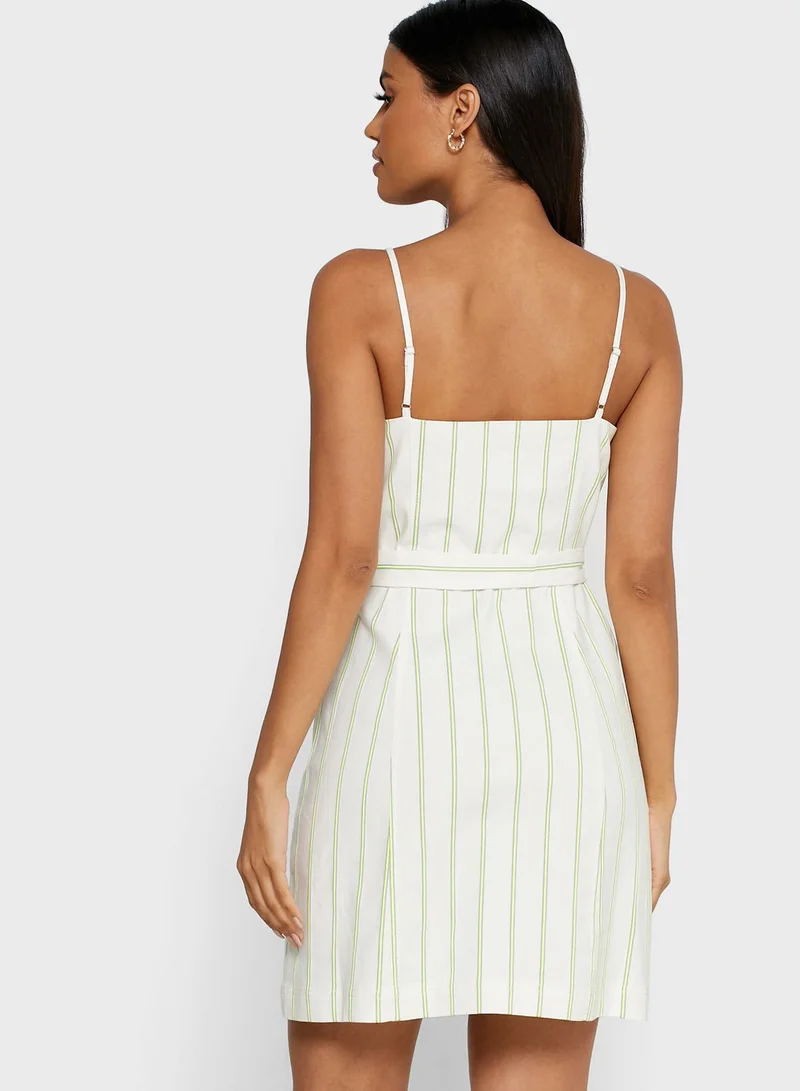 BANANA REPUBLIC Button Detail Wrap Dress