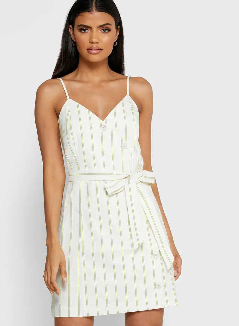 BANANA REPUBLIC Button Detail Wrap Dress