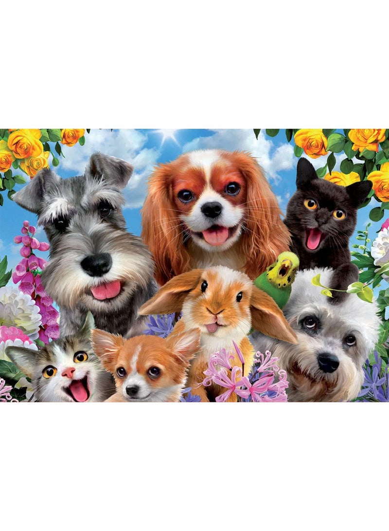 1000 puzzle pieces | Pet themed puzzle pieces | Puzzles and puzzle leisure toys suitable for adults and children - Image 1