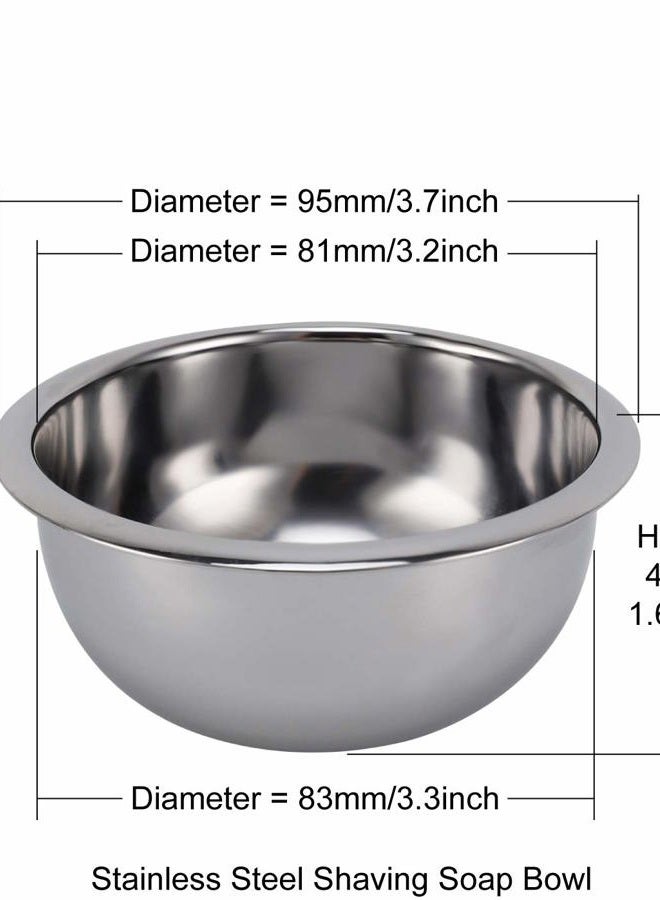 SANWA حامل ماكينة الحلاقة الفاخرة الثقيلة مع وعاء حلاقة من الفولاذ المقاوم للصدأ غير القابل للكسر، متوافق مع جيليت فيوجن وماك 3، ماكينة حلاقة ذات حافة مزدوجة، ماكينة حلاقة كارتريدج - Image 3