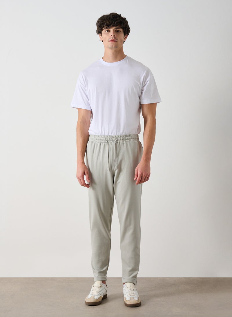 Marrakech Drawstring Casual Pants for Men – Light Green - Image 2