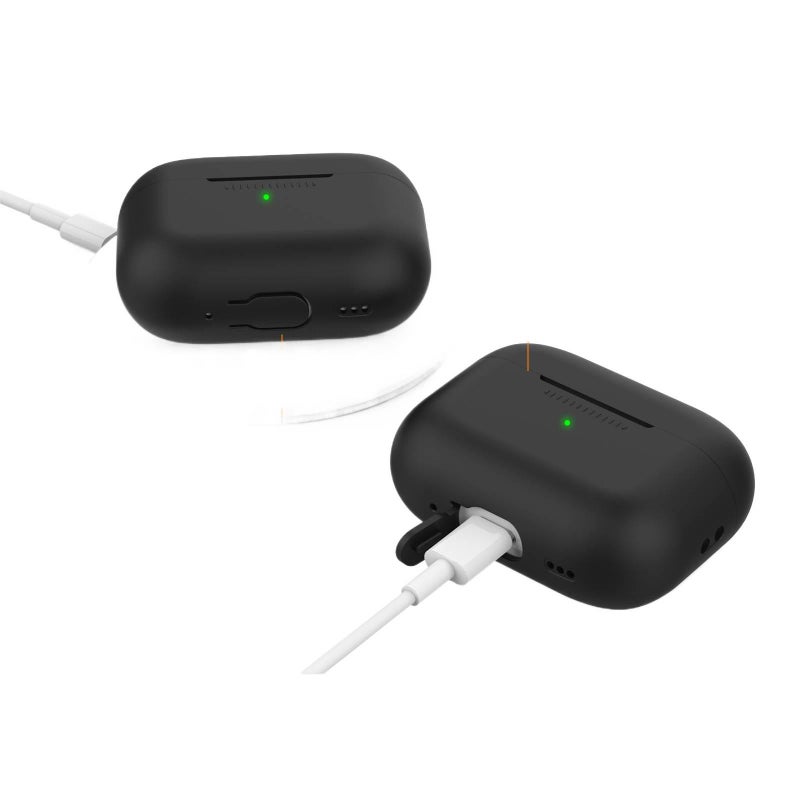حافظة حماية متوافقة مع سماعات AirPods Pro سيليكون مع غطاء صلب باللون أحمر وحماية من الخدش وحمل يومي خفيف خفيف الوزن من السيليكون - Layan Lure - Image 3