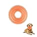 Andiker Squeaky Dog Toy TPR Chewable Dog Toys for Teeth GrindingCleaning Dogs Fetch Toys for Enhancing Interactivity Outdoor Suitable for All Dog Sizes Puppys Gifts and Dog Lovers Small Orange - Image 3