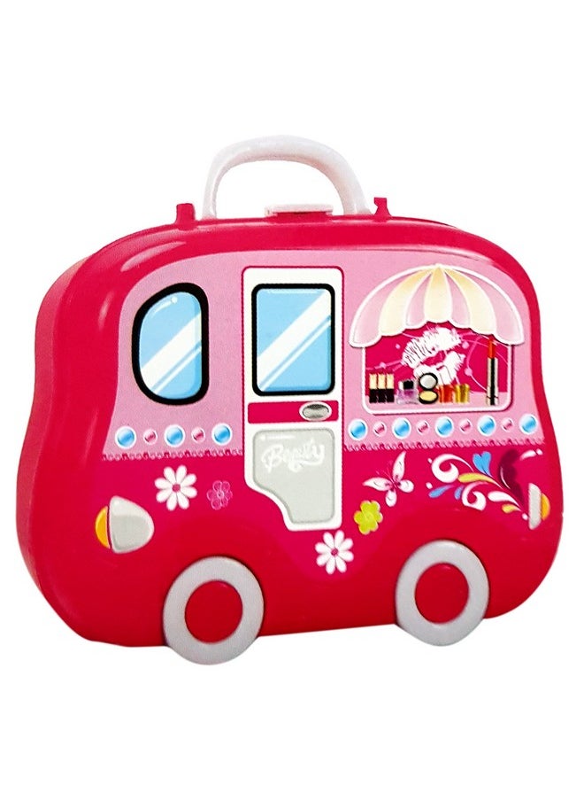 Toyshine Toyshine Plastic Carry Along Beauty Set Toy with Briefcase and Accessories (Multicolour)  - Image 2
