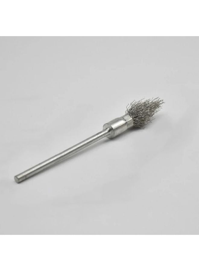 1pc Heavy Duty Steel Wire Brush Flexible Bristles Ergonomic Handle - Image 1