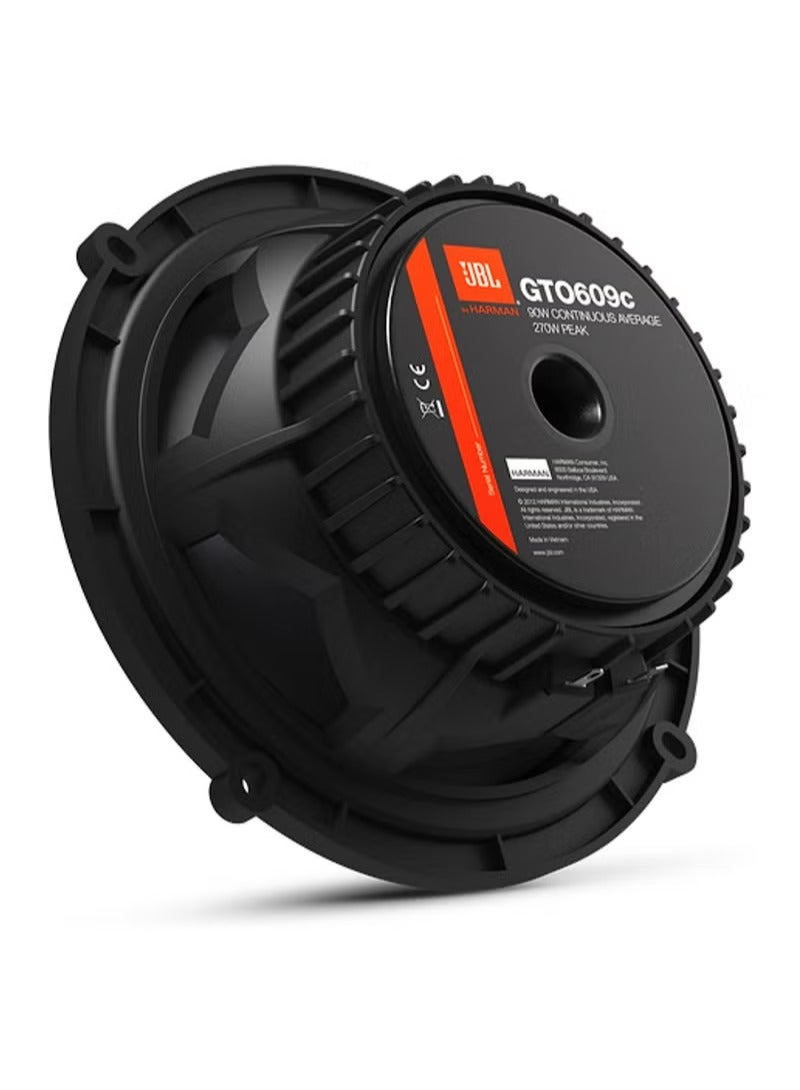 JBL Car GTO 609C 6.5 Inch 2 Way Component Speaker System Including Midrange Speakers and Tweeters - Black - Image 2