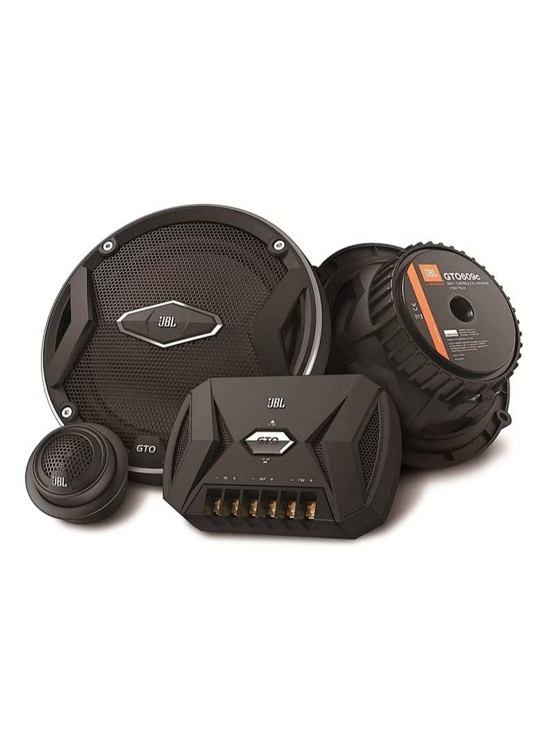 JBL Car GTO 609C 6.5 Inch 2 Way Component Speaker System Including Midrange Speakers and Tweeters - Black - Image 3