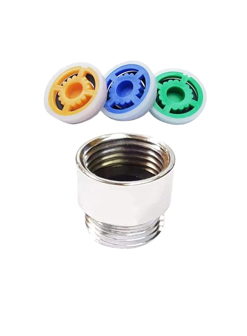 Brass Shower Flow Reducer Limiter Set, Water Flow Controller, 1/2 inch 4, 6 and 9 L/min flow for Bathroom Shower Water Saving, Suitable for Fixed, Head or Handheld Shower (Pack of 1)  - Image 3