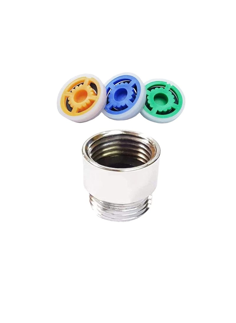 Brass Shower Flow Reducer Limiter Set, Water Flow Controller, 1/2 inch 4, 6 and 9 L/min flow for Bathroom Shower Water Saving, Suitable for Fixed, Head or Handheld Shower (Pack of 1)  - Image 2