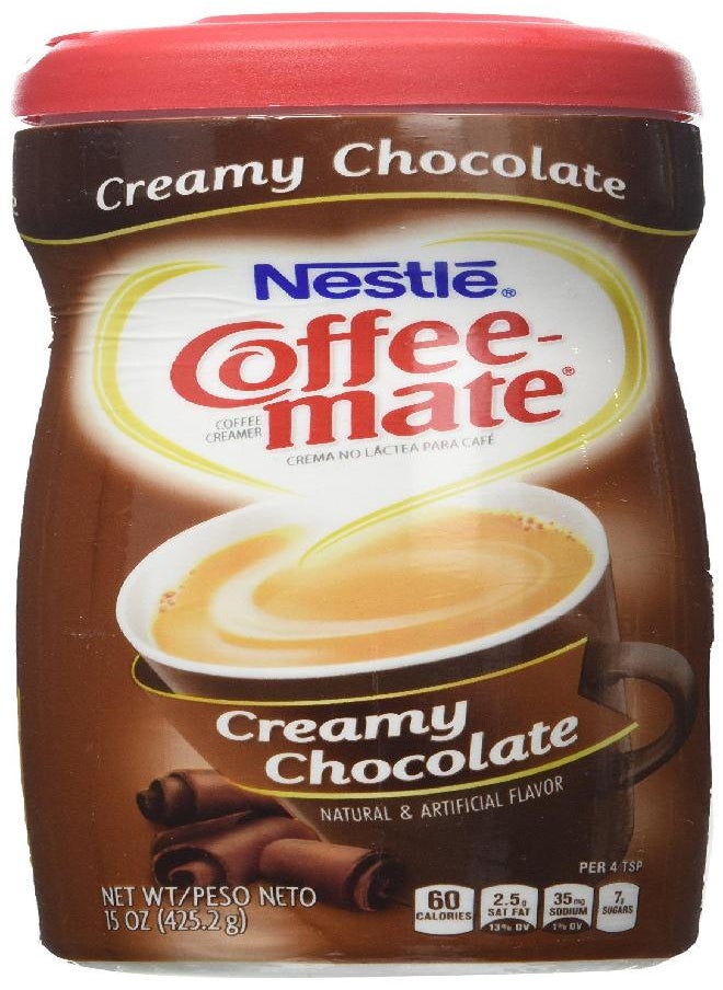 Nestle - Coffee-Mate, Creamy Chocolate Powdered Coffee Creamer, 15 Ounce (Pack of 3) - Image 1