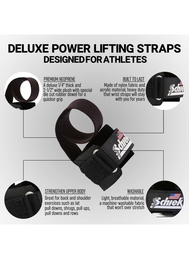 Schiek أحزمة رفع الأثقال الرياضية 1000 PLS، سوداء - Image 3