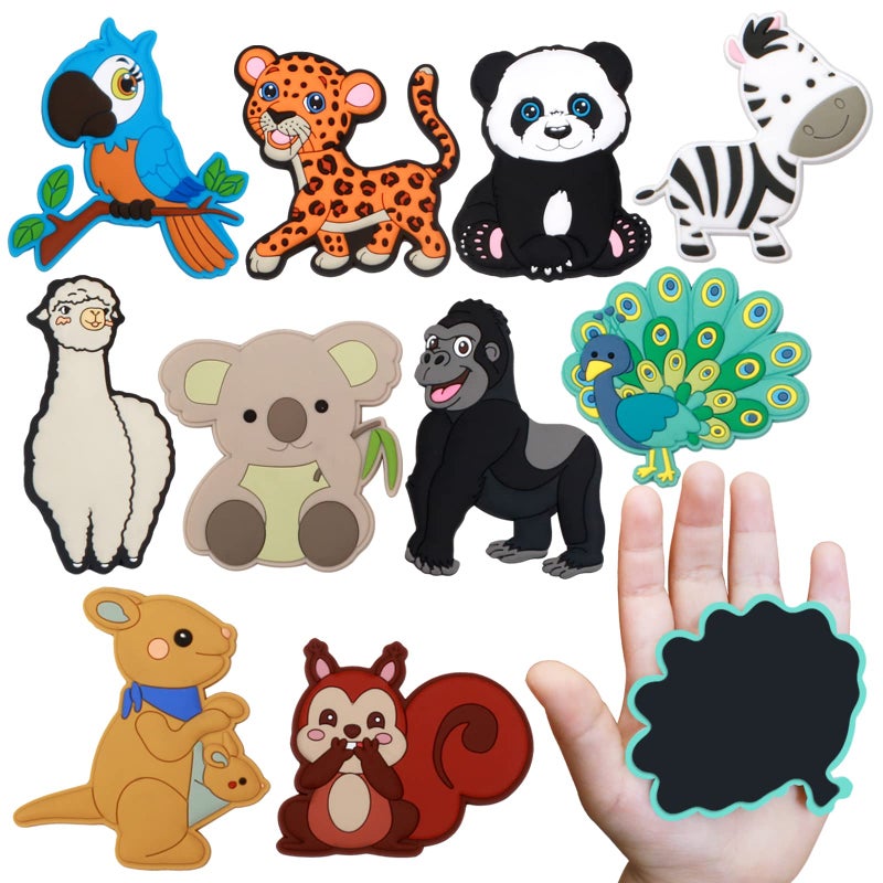 SUPINEEDO Fridge Magnet for Toddlers 13Full Back Magnetic Rubber Cute Animals Refrigerator Magnets for KidsToddler Toy - Image 3