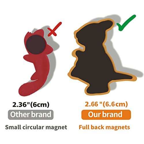 SUPINEEDO Fridge Magnet for Toddlers 13Full Back Magnetic Rubber Cute Animals Refrigerator Magnets for KidsToddler Toy - Image 5